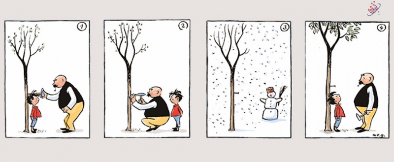 داستان درخت و قد کشیدن